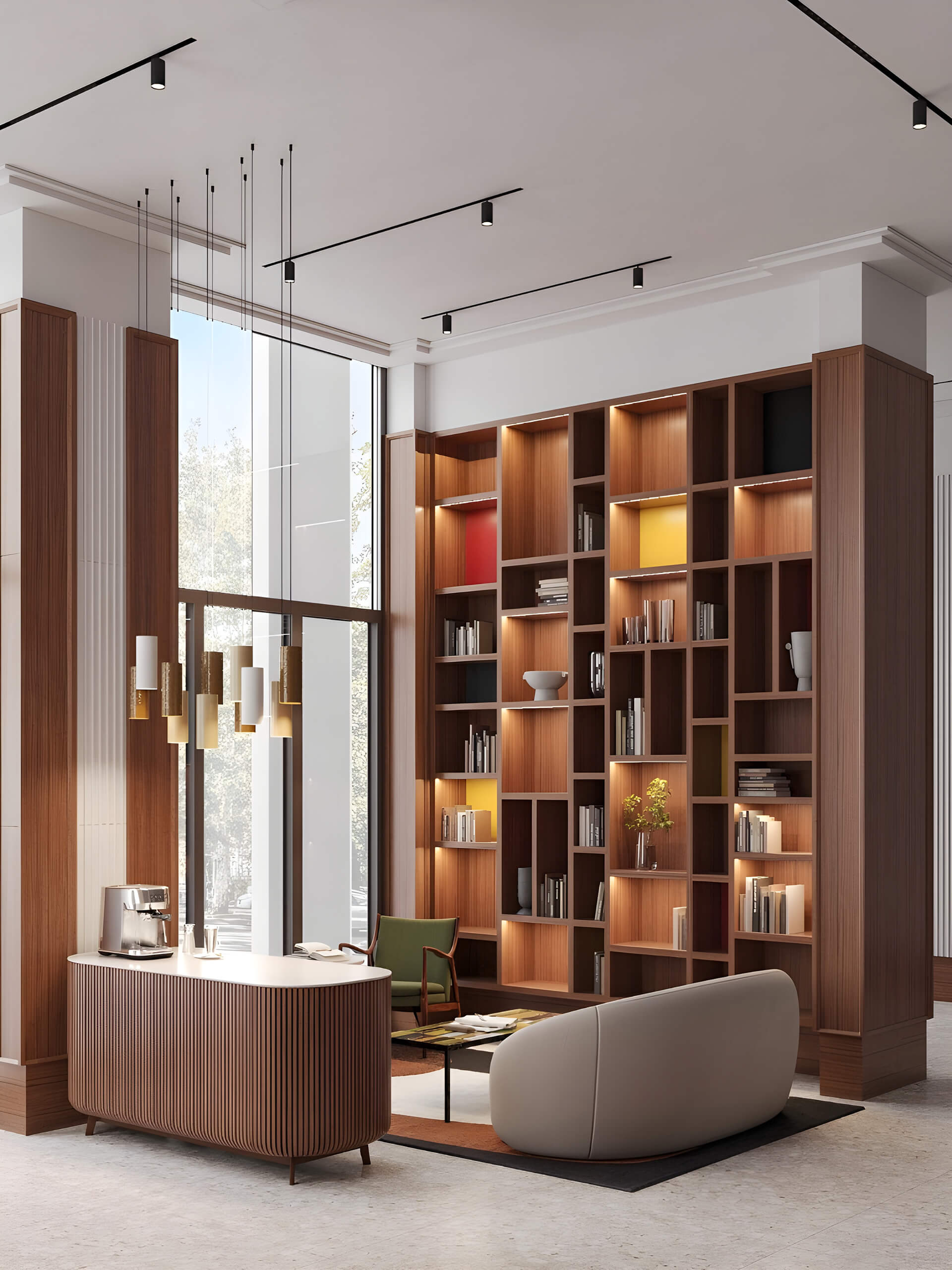 Лобби ЖК «Мыс»